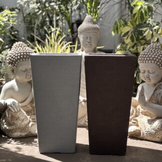 Maceta Piramidal Rústica N°40 Rotomoldeada